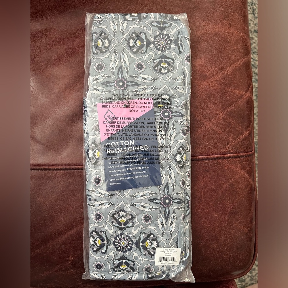 NWT Vera Bradley Curling & Flat Iron Cover in Recycled Cotton